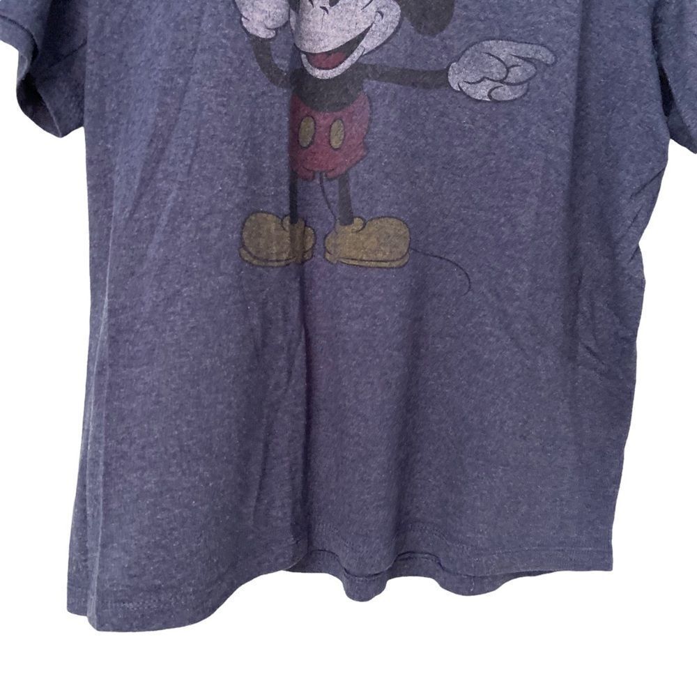 Disney I'm with Goofy Navy Blue Graphic Tee in Size Junior Large - Picture 4 of 7